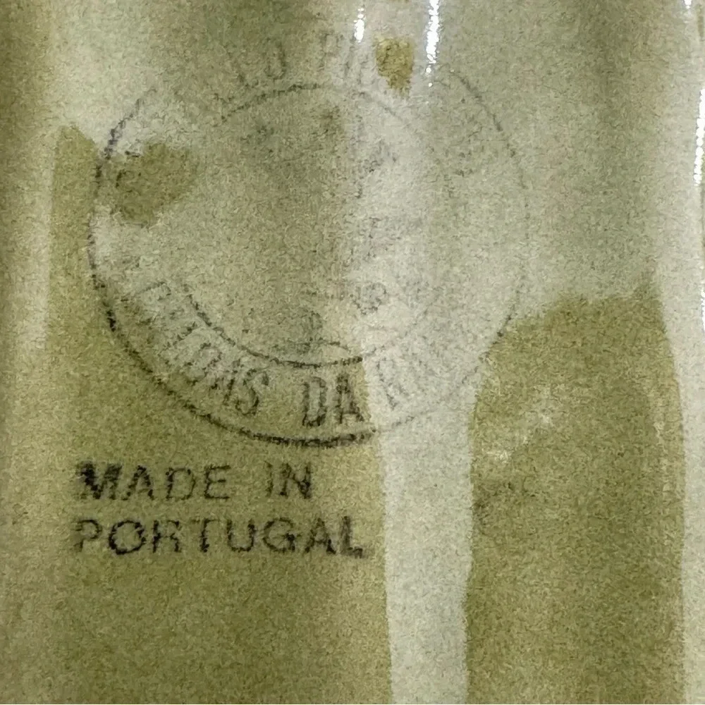 Beautiful appetizer plates, asparagus theme. Made in Portugal. Set of 4.